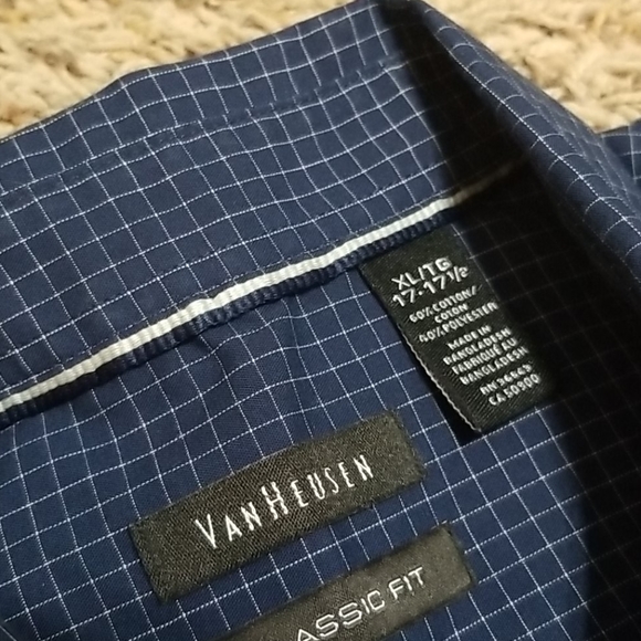 Van Heusen Casual shirts  XL 17 - 17 1/2 - Picture 2 of 4